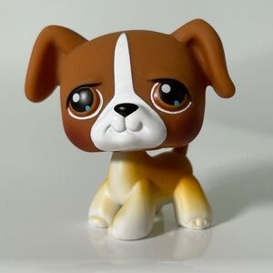 Littlest Pet Shop #83 Boxer Dog (OA2)